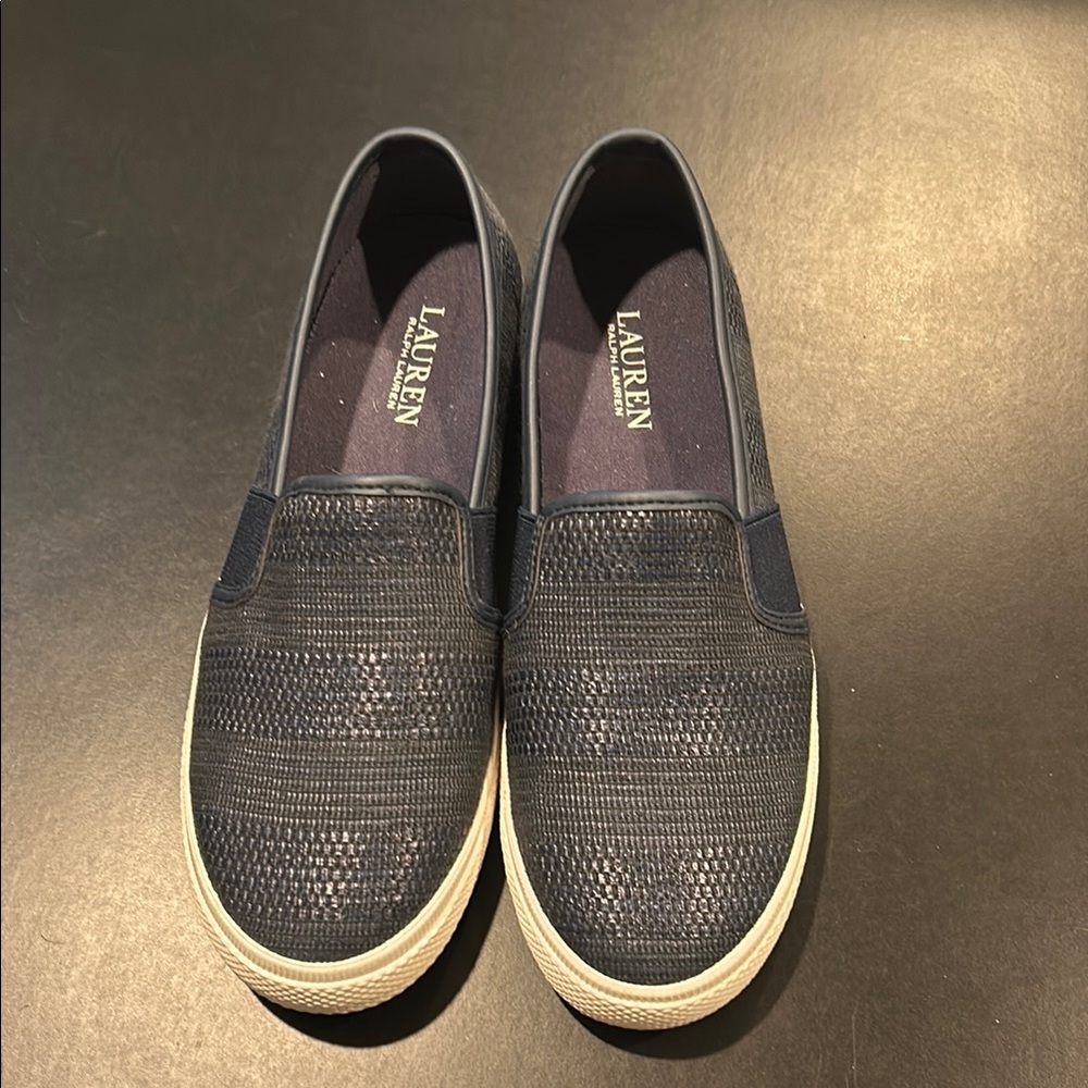 Women’s Navy Slip-On Shoes